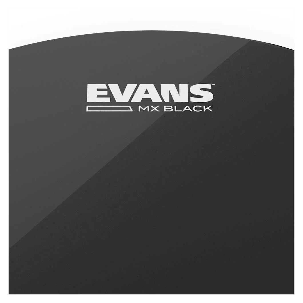 Evans MX Black Marching Tenor Drumhead, 12 Inch - Image 4