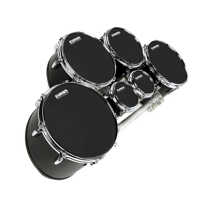 Evans MX Black Marching Tenor Drumhead, 14 Inch - Image 6