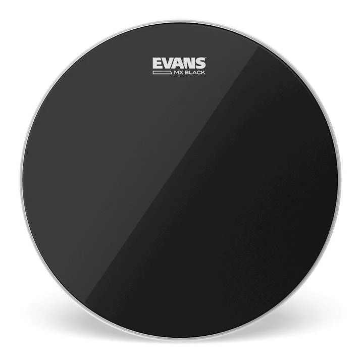 Evans MX Black Marching Tenor Drumhead, 8 Inch