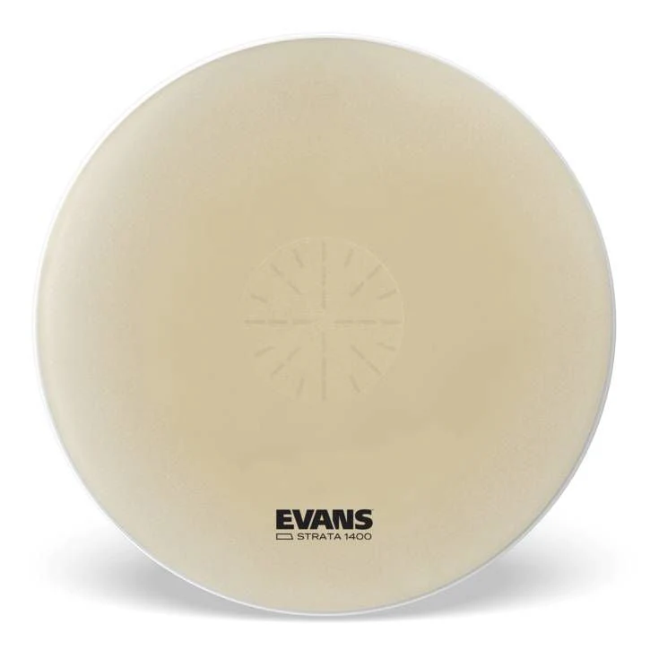 Evans Strata 1400  Power Center Reverse Dot Concert Bass Drum Head, 36 Inch