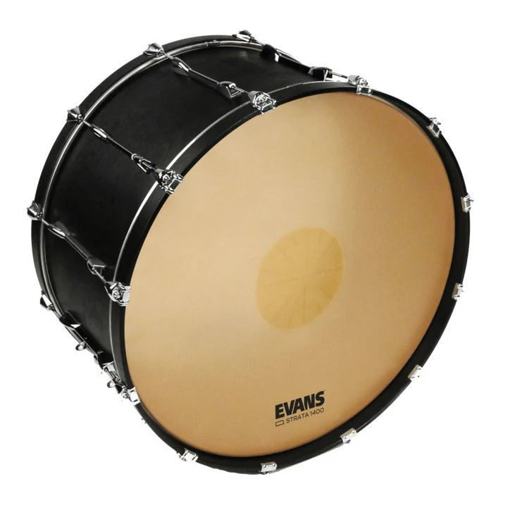 Evans Strata 1400  Power Center Reverse Dot Concert Bass Drum Head, 40 Inch - Image 2