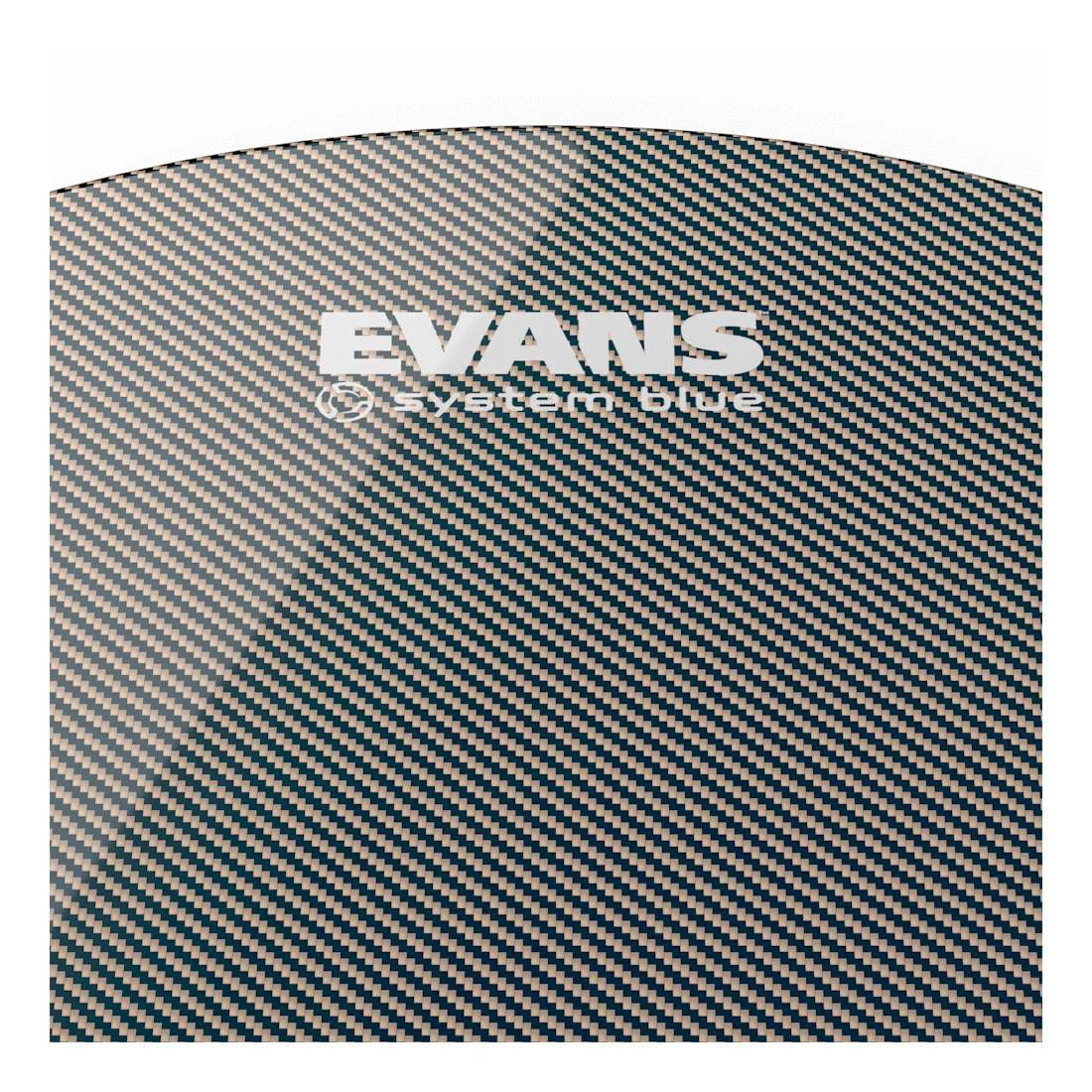 Evans System Blue Marching Snare 13 Inch Drumhead - Image 3