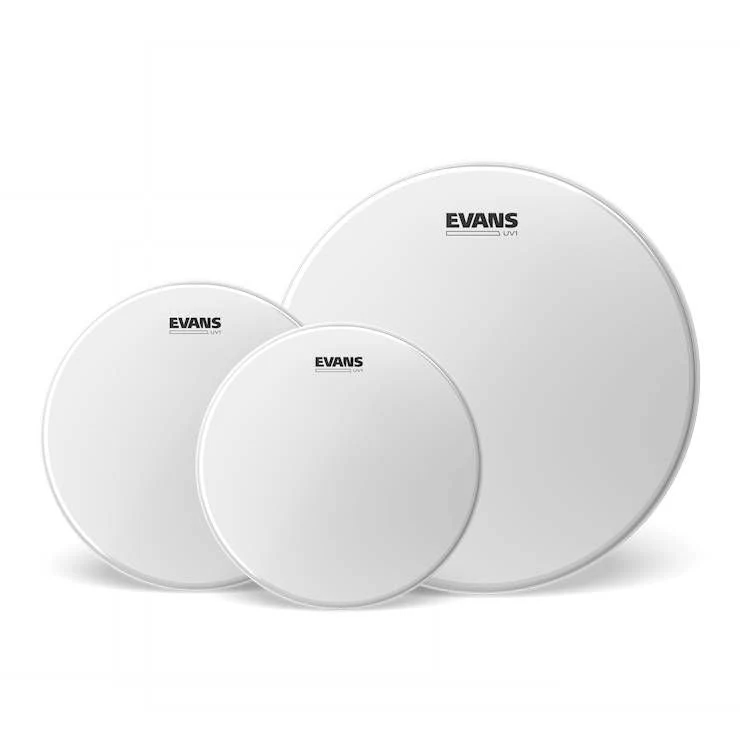 Evans UV1 Coated Tom Pack-Fusion (10 inch 12 inch 14 inch)