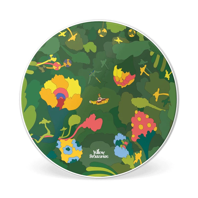 Evans x The Beatles Yellow Submarine 22 Resonant Kick Drum Head - Pepperland Woods - Image 4