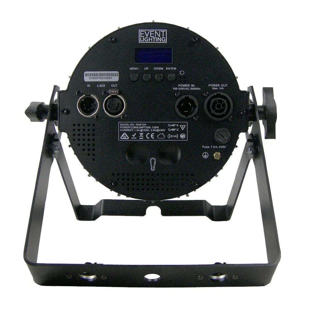 Event Lighting PAR12H Indoor Pro Par with 12 x 12W RGBWAU LEDs - Image 4