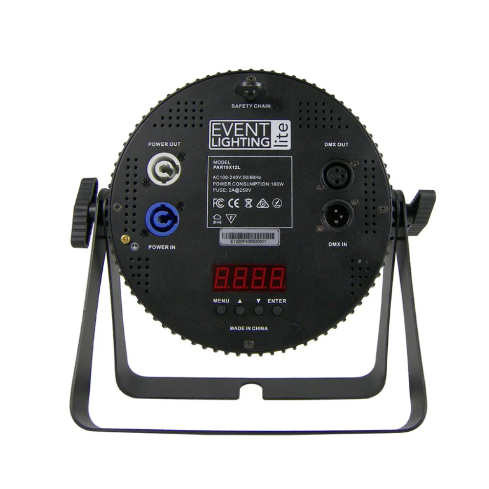 Event Lite Par 19 x 12W RGBWAU - Image 3