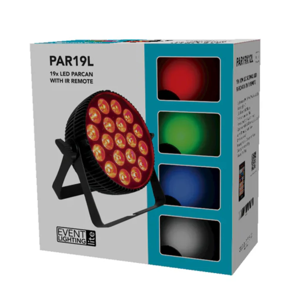 Event Lite Par 19 x 12W RGBWAU - Image 5