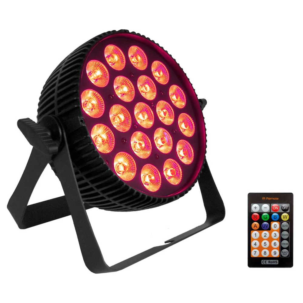 Event Lite Par 19 x 12W RGBWAU - Image 6