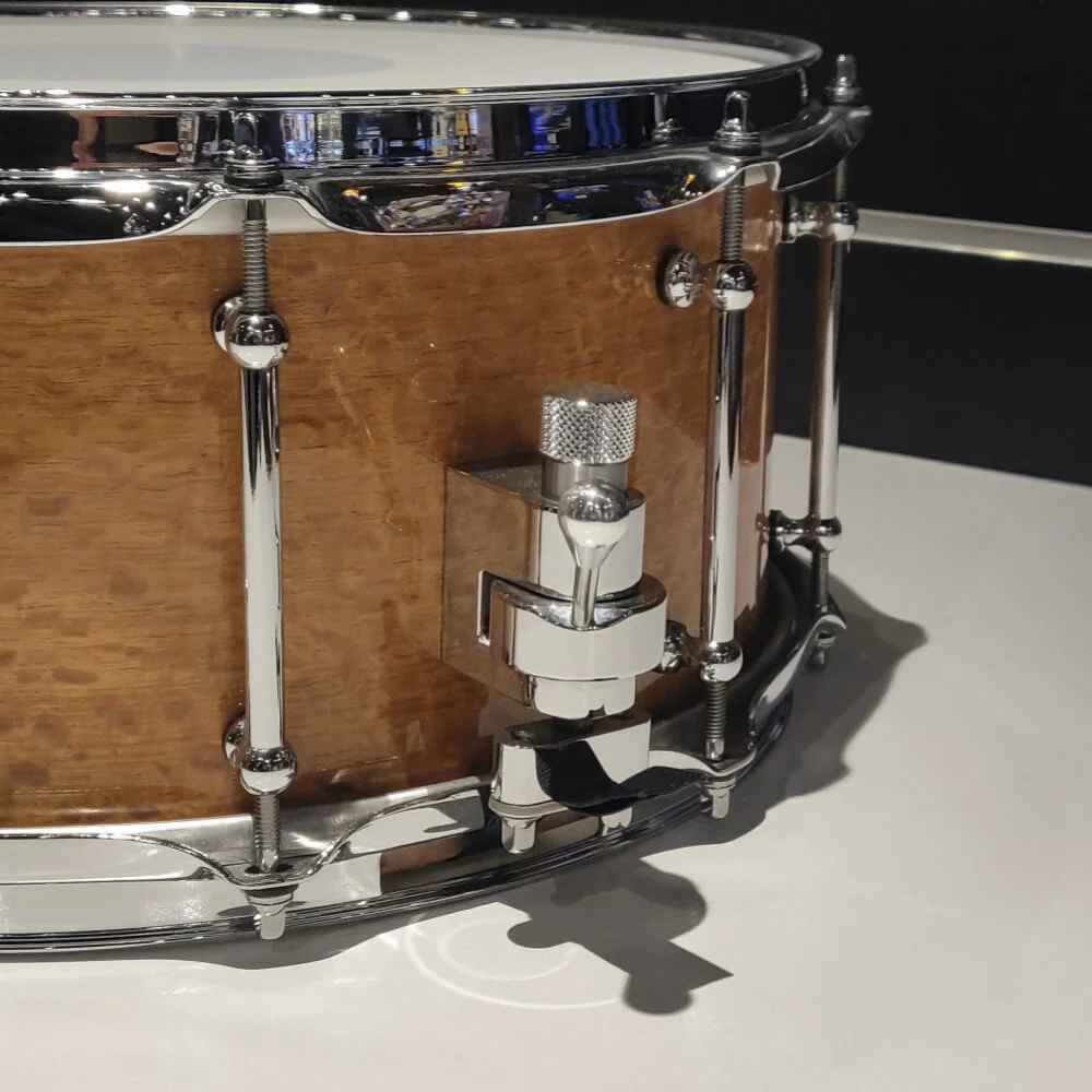 Evetts 14 x 6.5 Jarrah Snare Drum - High Gloss - Image 2