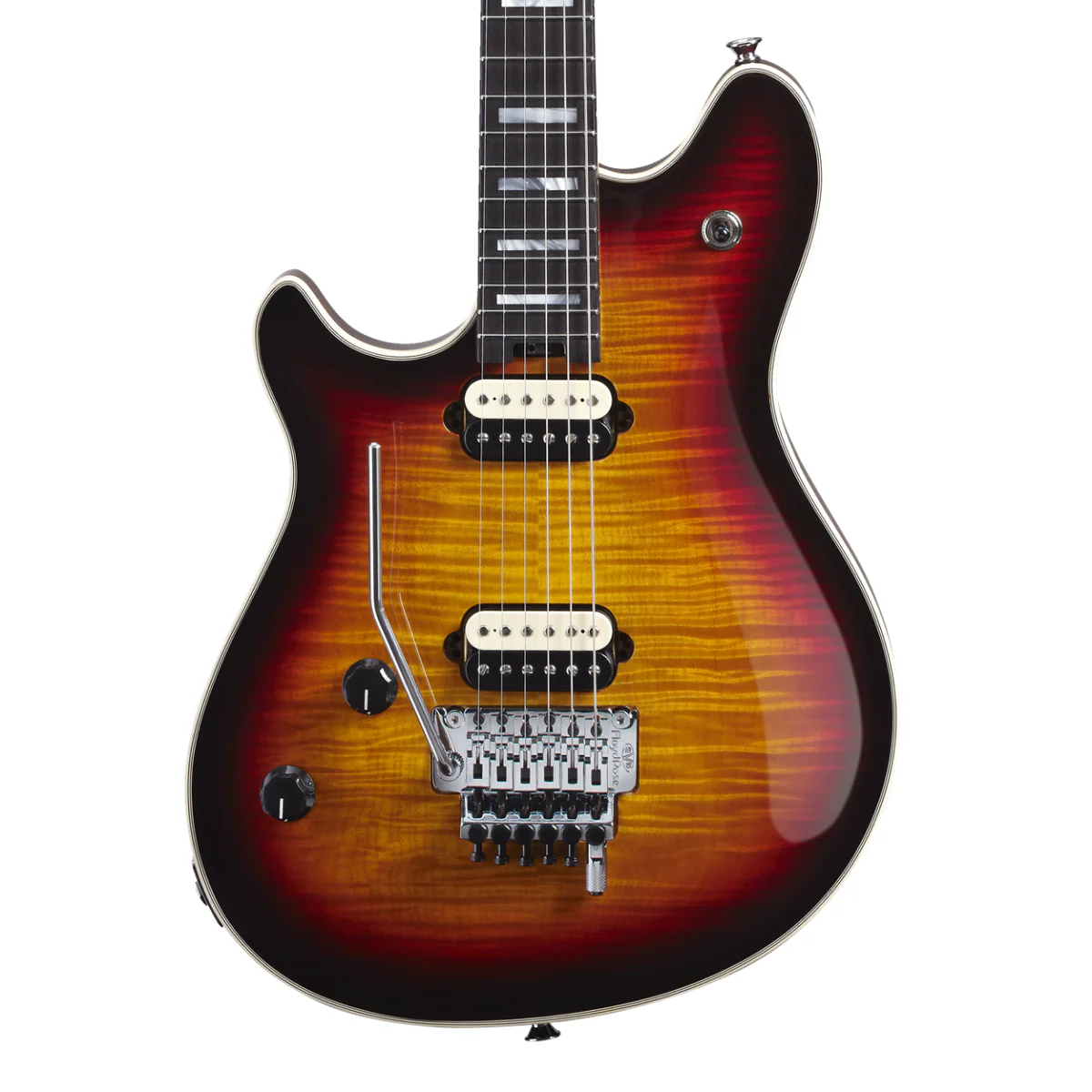 EVH Wolfgang USA Left-Handed Electric Guitar EB 3-Colour Sunburst - Image 2
