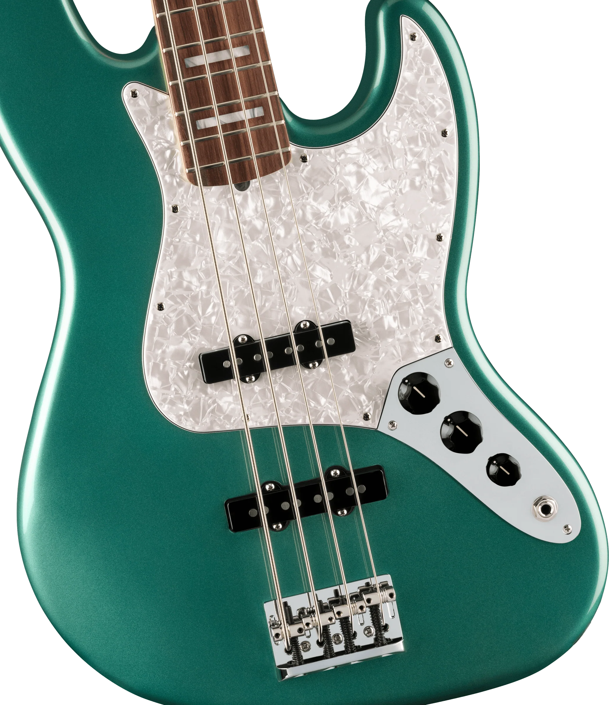 Fender Adam Clayton Jazz Bass RW FB Sherwood Green Mtlc - Image 3