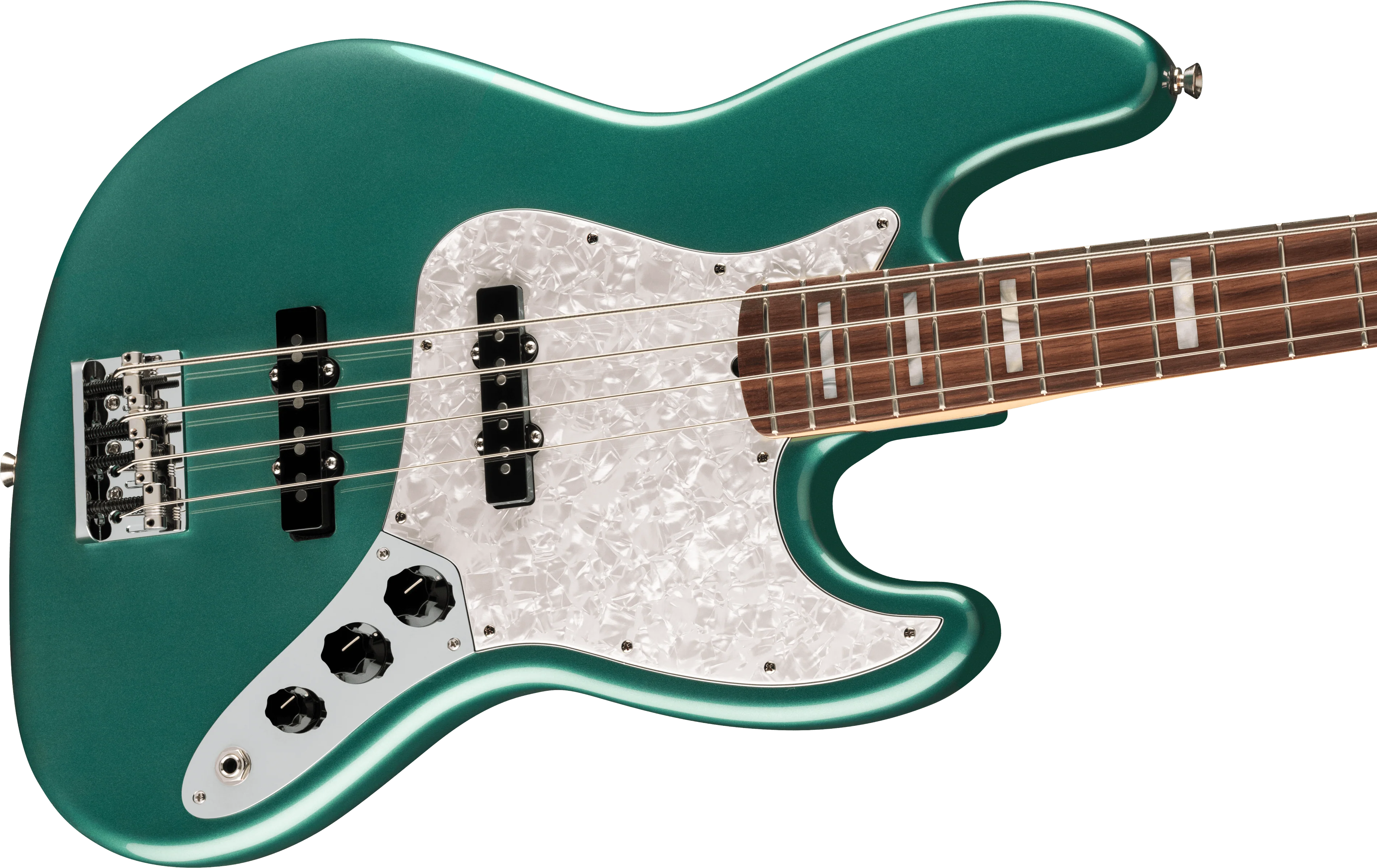 Fender Adam Clayton Jazz Bass RW FB Sherwood Green Mtlc - Image 4