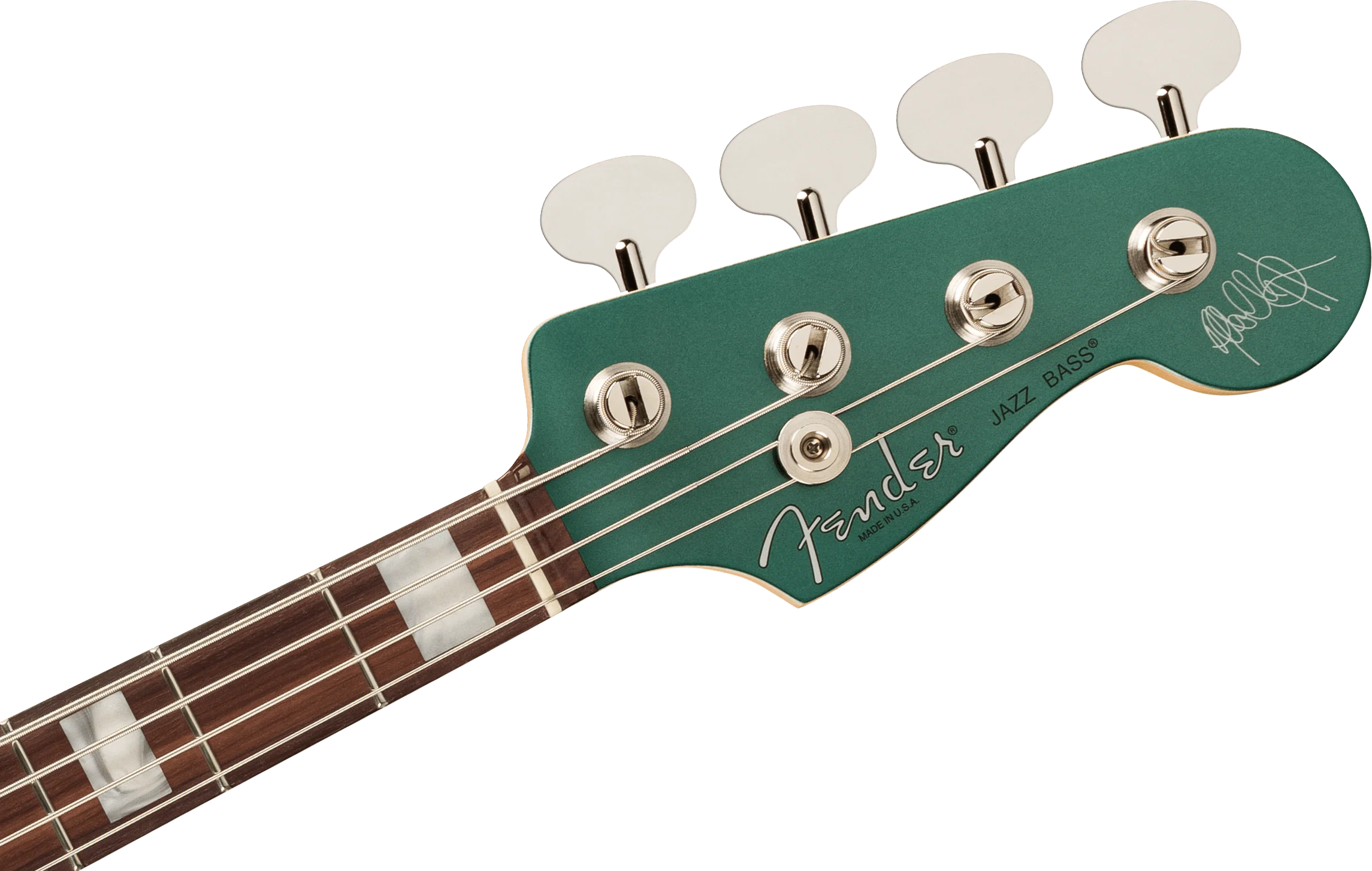 Fender Adam Clayton Jazz Bass RW FB Sherwood Green Mtlc - Image 5
