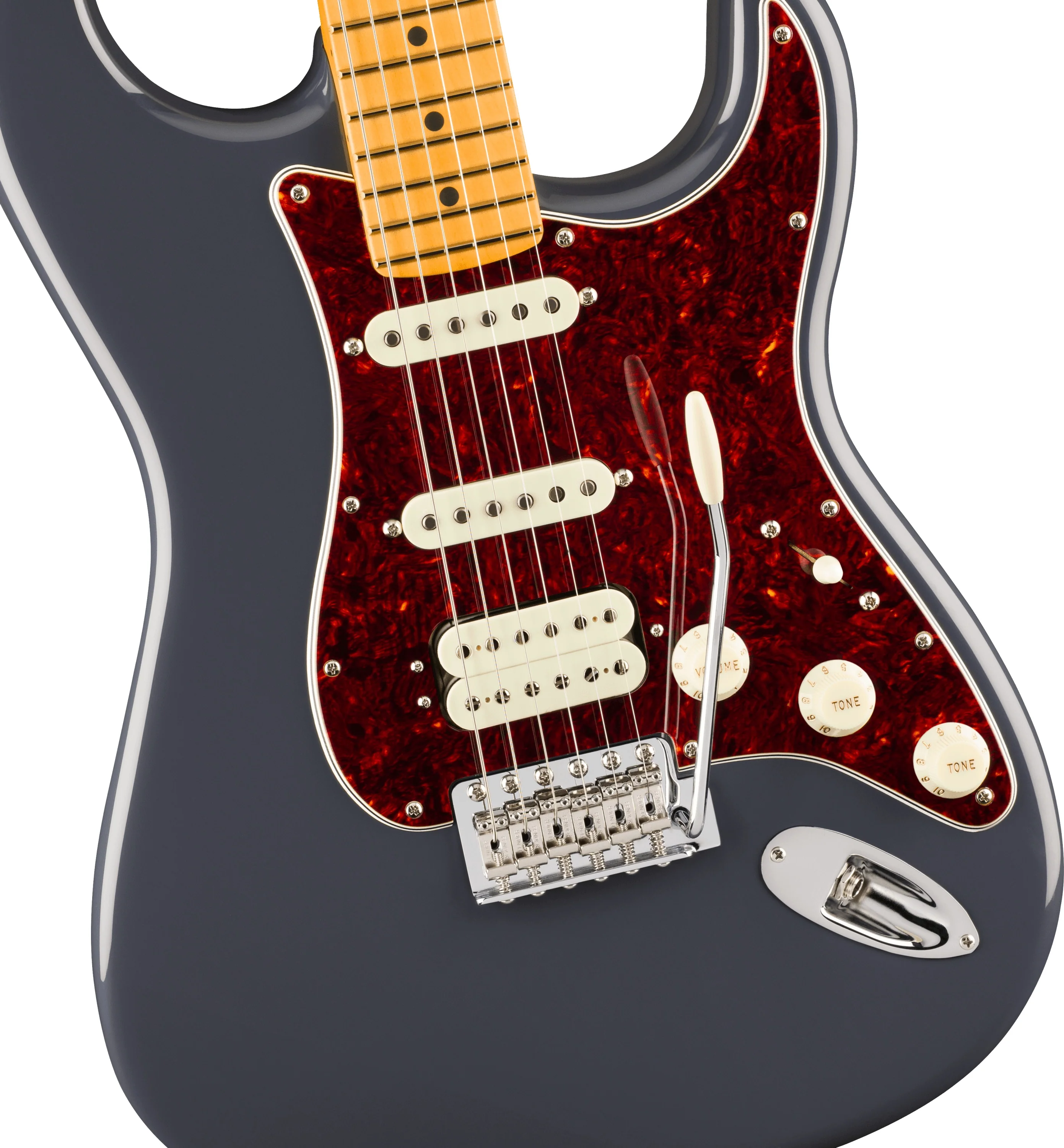 Fender American Pro Classic Strat RW FB - Faded Black - Image 3
