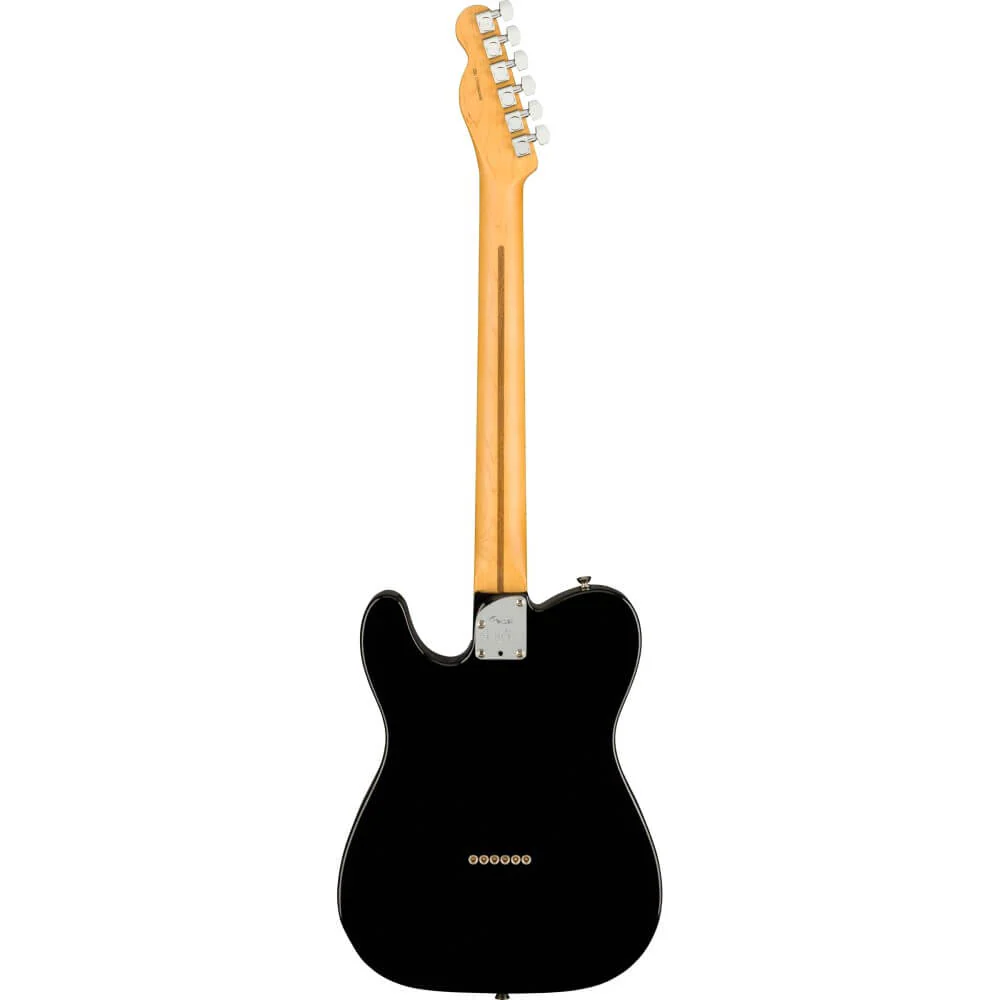 Fender American Professional II Telecaster Electric Guitar w Maple Fretboard - Black - Image 2