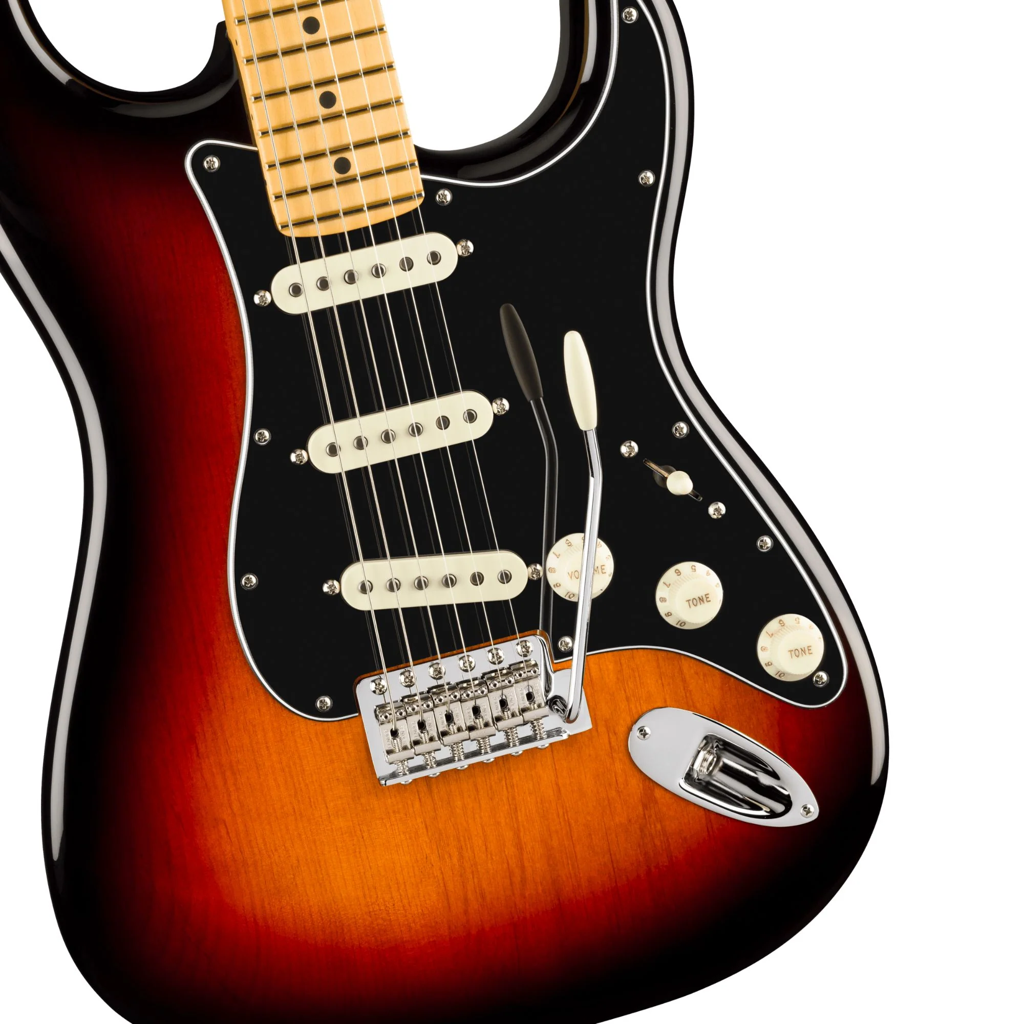 Fender American Professional Classic Stratocaster Maple Fingerboard - 3-Color Sunburst - Image 3
