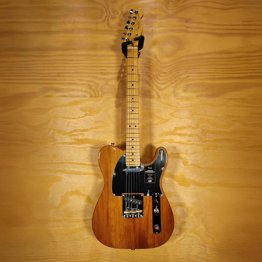 Fender American Professional II Telecaster Electric Guitar with Maple Fingerboard in Roasted Pine (B-Stock)