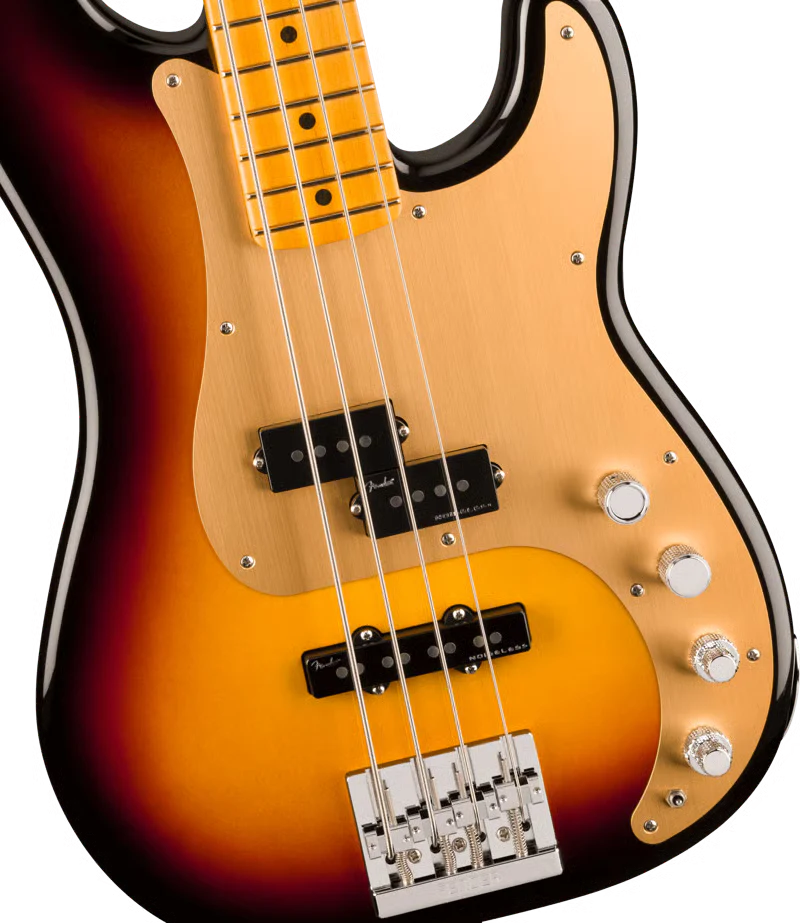 Fender American Ultra II Precision Bass Maple FB - Ultraburst - Image 3