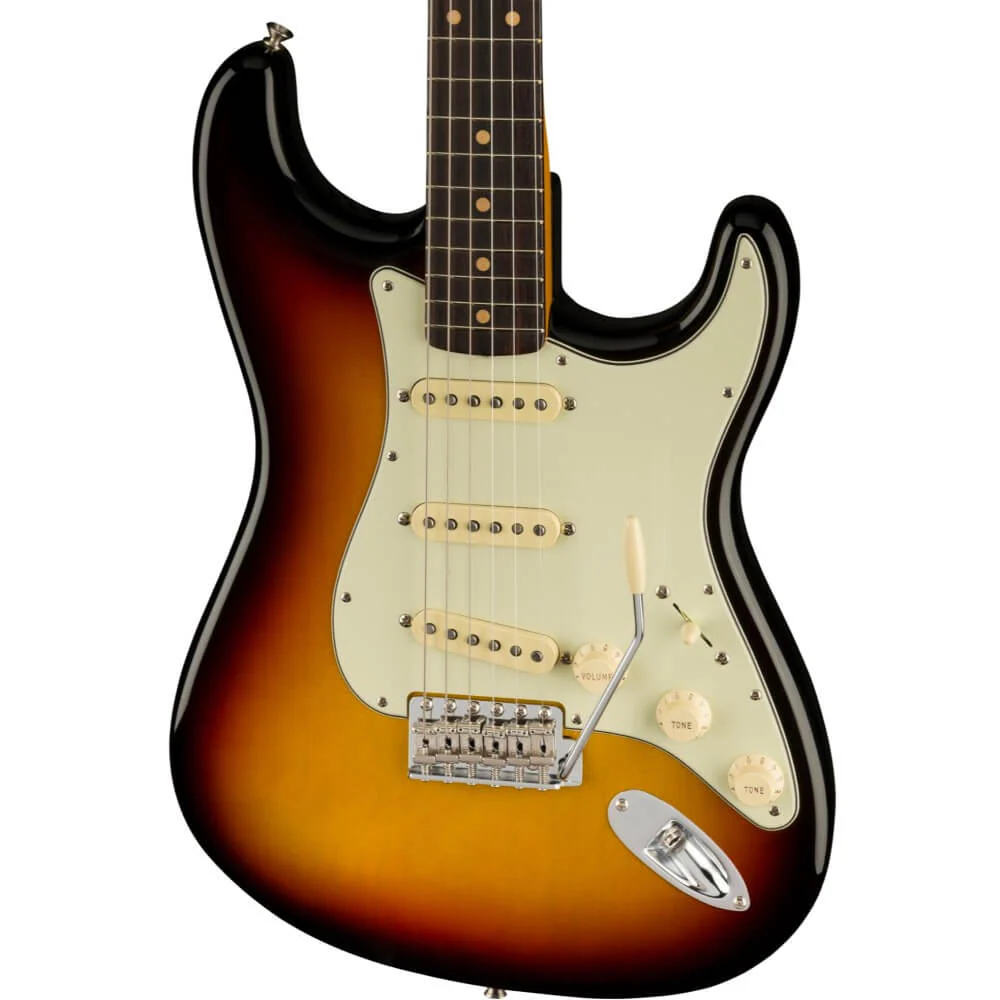 Fender American Vintage II 1961 Stratocaster Electric Guitar Rosewood Fretboard - 3-Colour Sunburst - Image 3