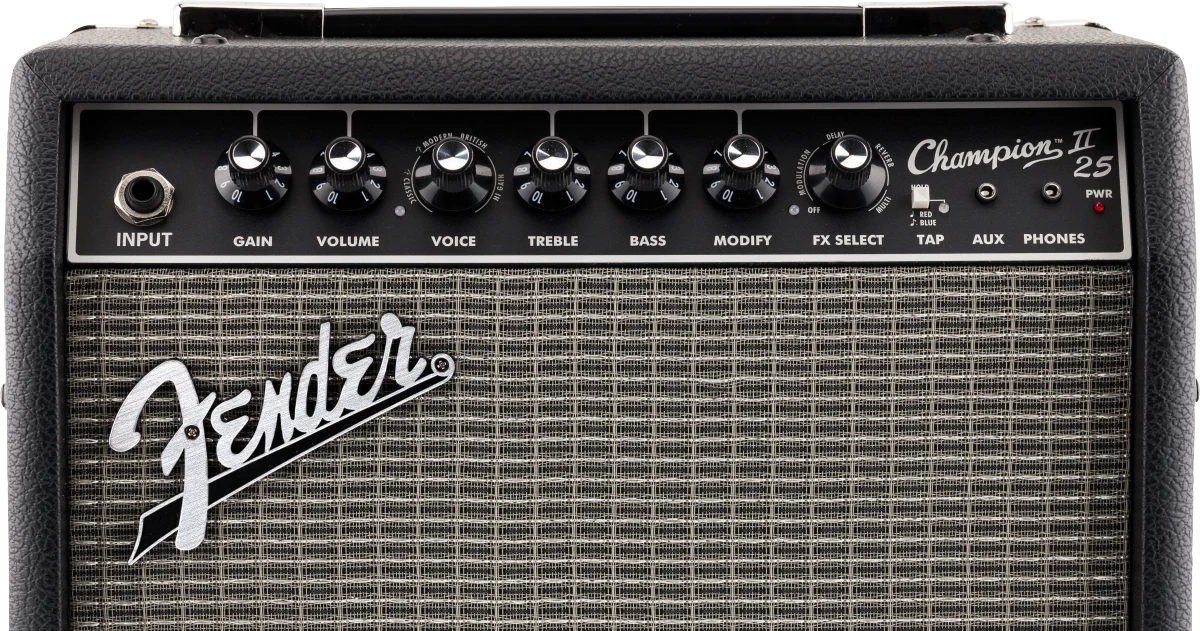 Fender Champion II 25W 1x8" Guitar Combo Amplifier - Image 4