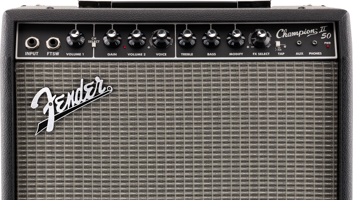 Fender Champion II 50 1x12" Guitar Combo Amplifier - Image 4