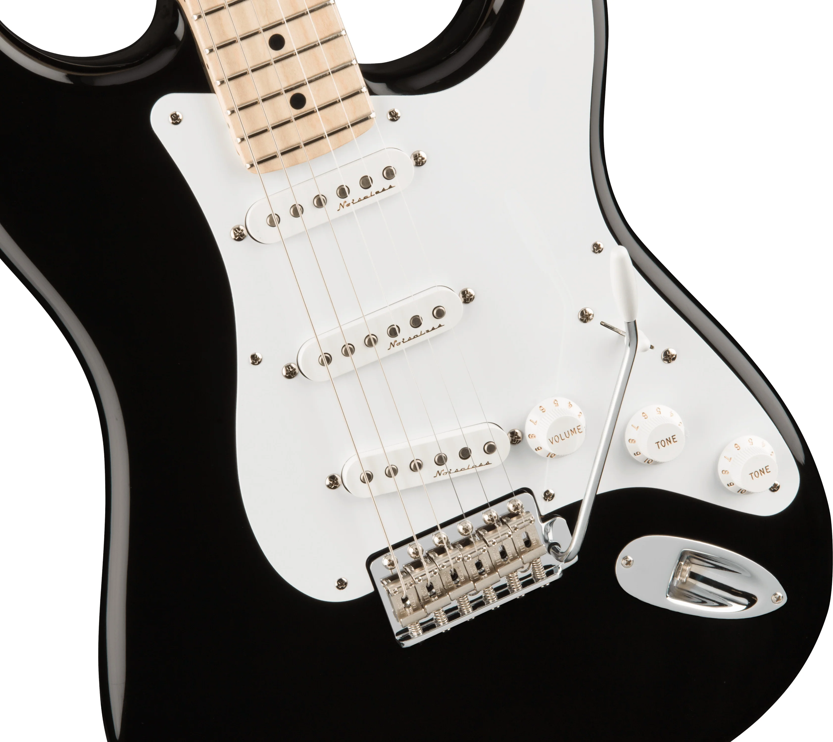 Fender Custom Eric Clapton Signature Stratocaster Electric Guitar w/Maple Fretboard - Black - Image 3