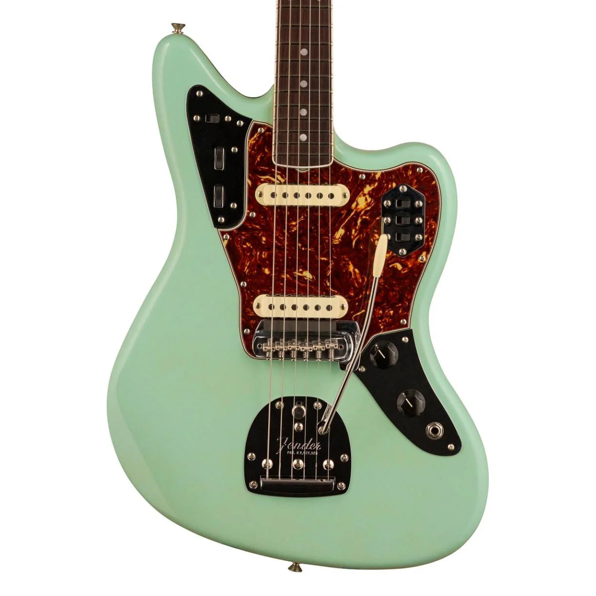 Fender Custom Shop '66 Jaguar Deluxe Closet Classic - Aged Surf Green - Image 3