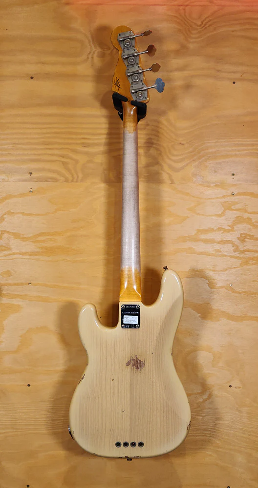 Fender Custom Shop Limited Edition 1959 Precision Bass Guitar Special Relic with Quartersawn Maple Neck - Natural Blonde - Image 2
