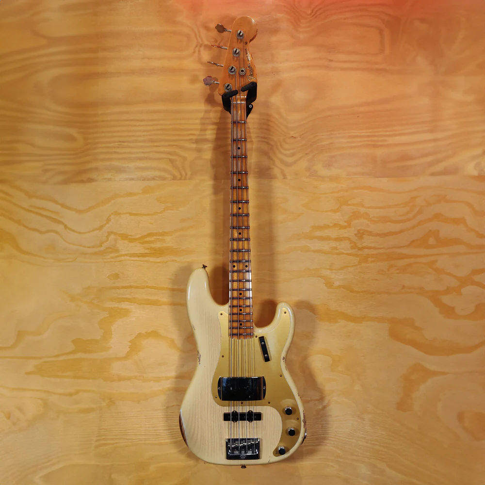 Fender Custom Shop Limited Edition 1959 Precision Bass Guitar Special Relic with Quartersawn Maple Neck - Natural Blonde - Image 8