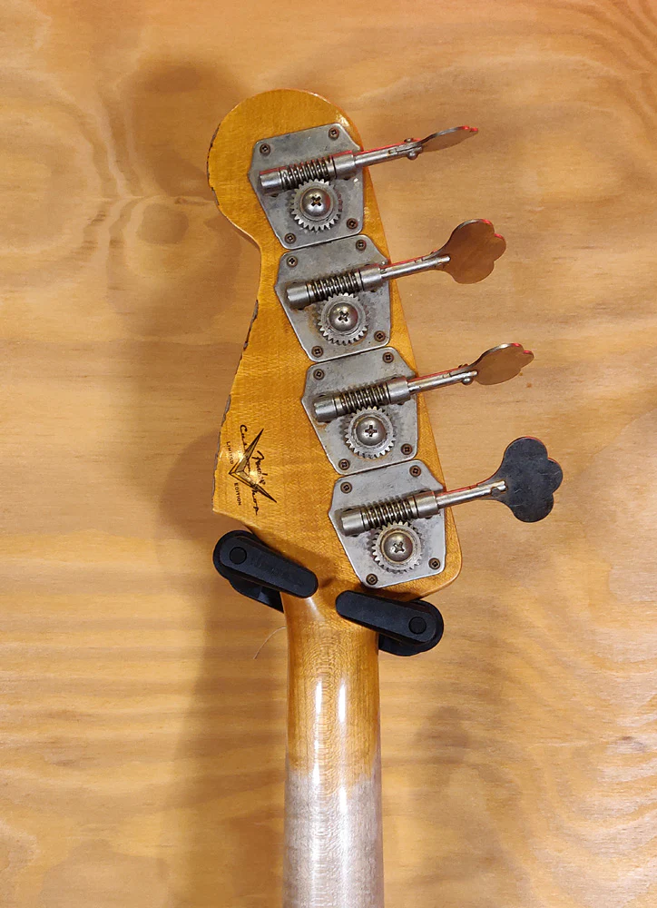 Fender Custom Shop Limited Edition 1959 Precision Bass Guitar Special Relic with Quartersawn Maple Neck - Natural Blonde - Image 9