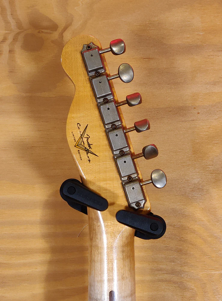 Fender Custom Shop Limited Edition '53 Telecaster Journeyman Relic Electric Guitar with 2A Flame Maple Neck - Aged Nocaster Blonde - Image 6