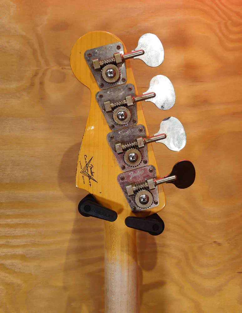 Fender Custom Shop Limited Edition Jazz Bass Guitar Heavy Relic - Aged Pink Paisley - Image 6
