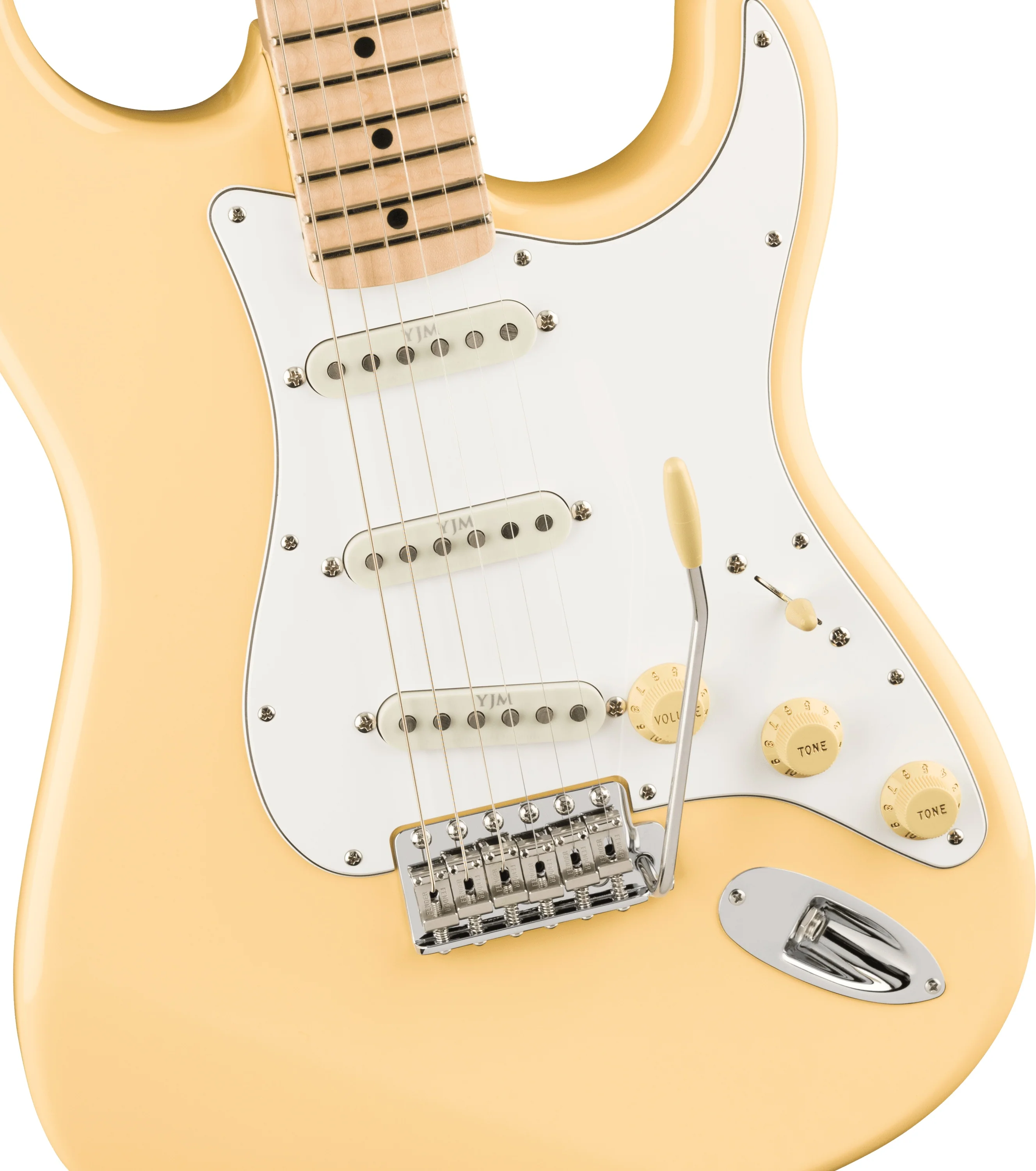 Fender Custom Yngwie Malmsteen Signature Strat Scal w/Maple Fretboard - Vintage White - Image 3
