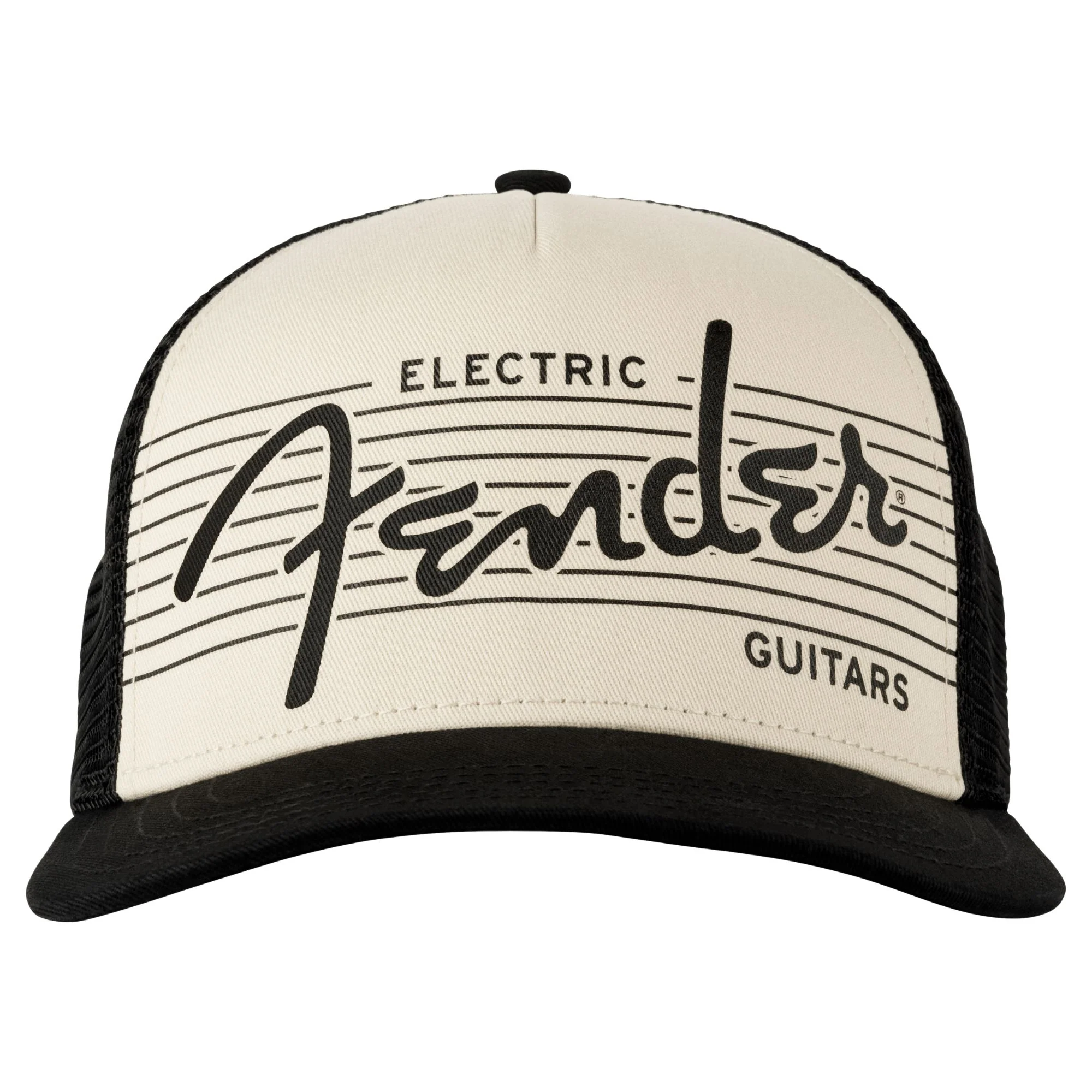 Fender Fender Electric Guitar Hat, Blk/Cream - Image 2