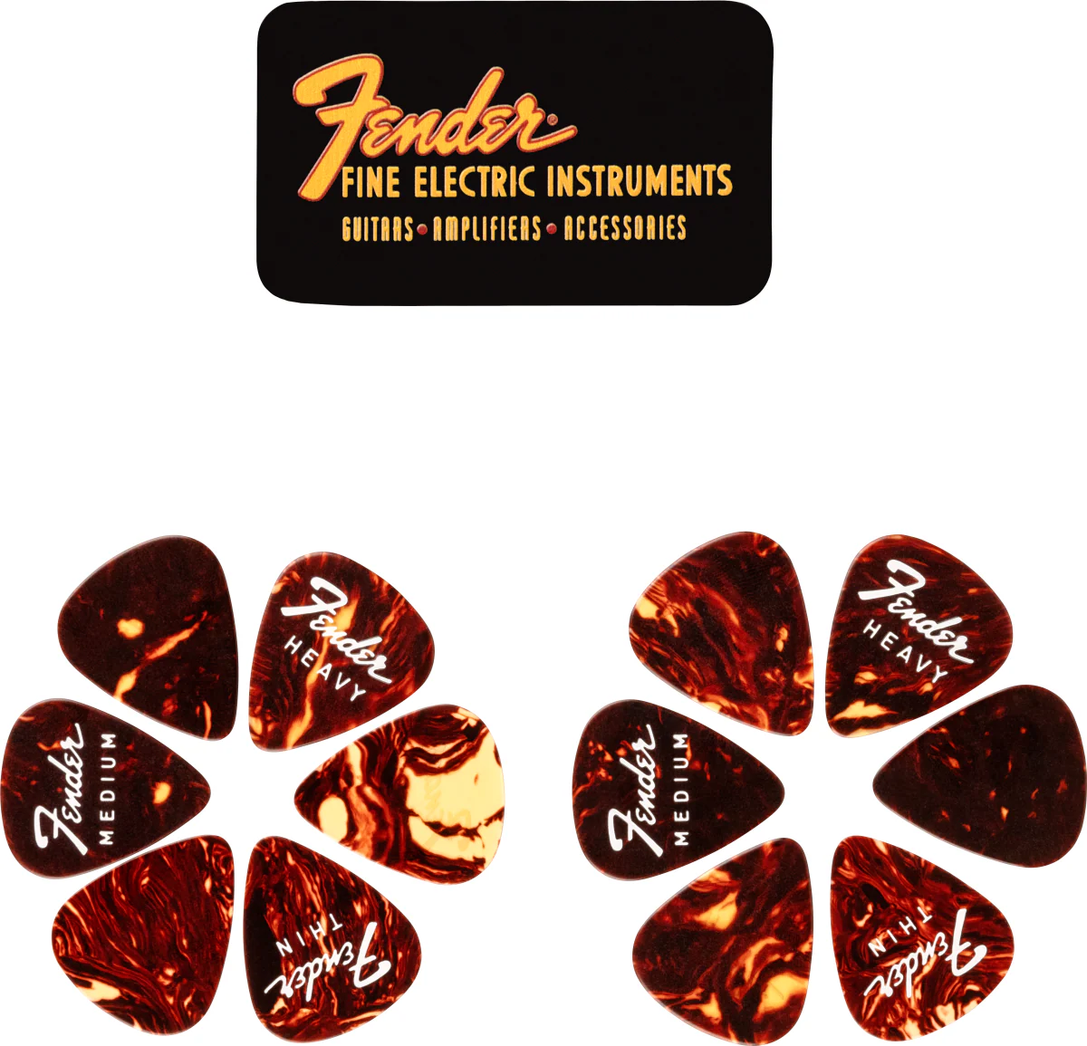 Fender Fine Electric Pick Tin -12 Pack - Image 6