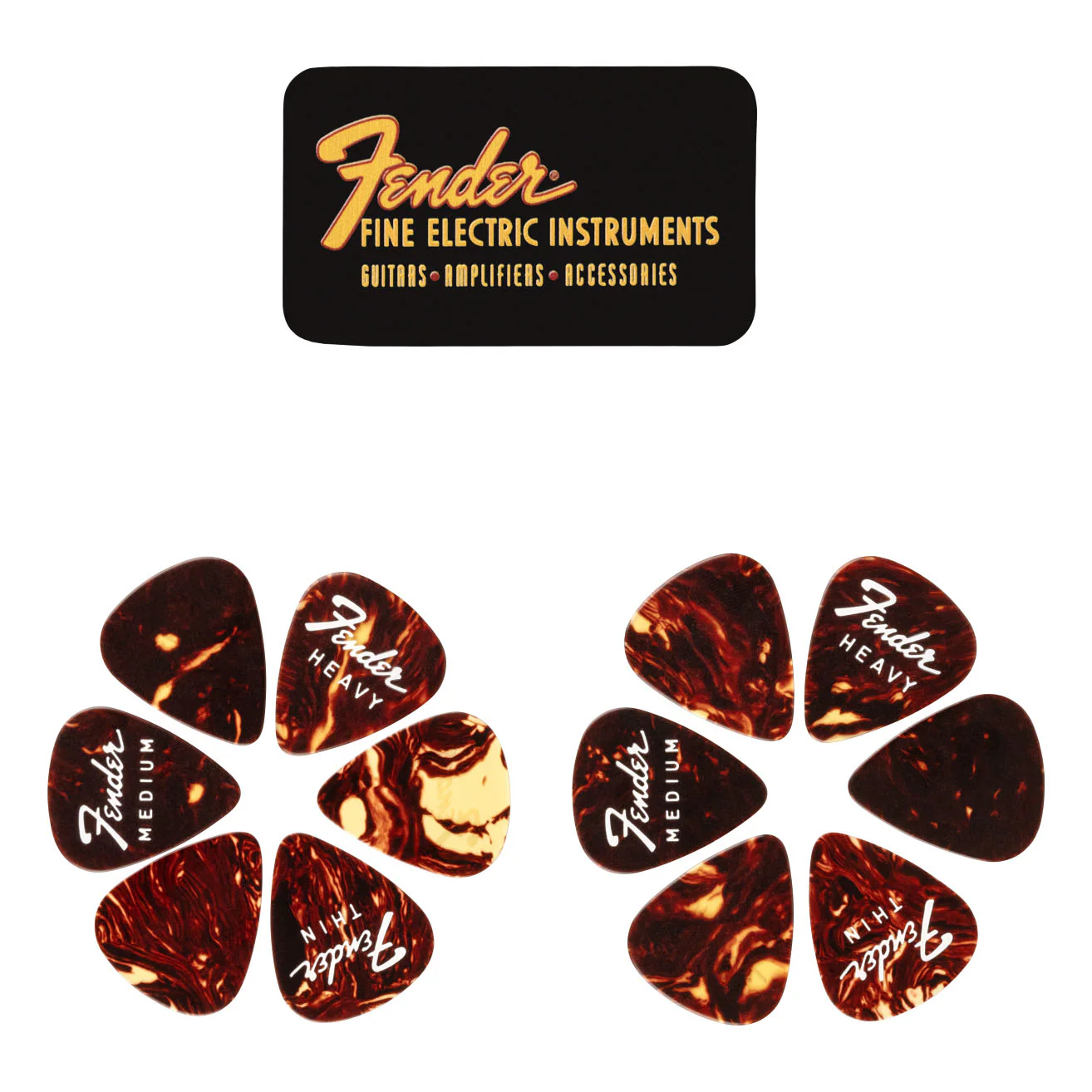 Fender Fine Electric Pick Tin -12 Pack - Image 8