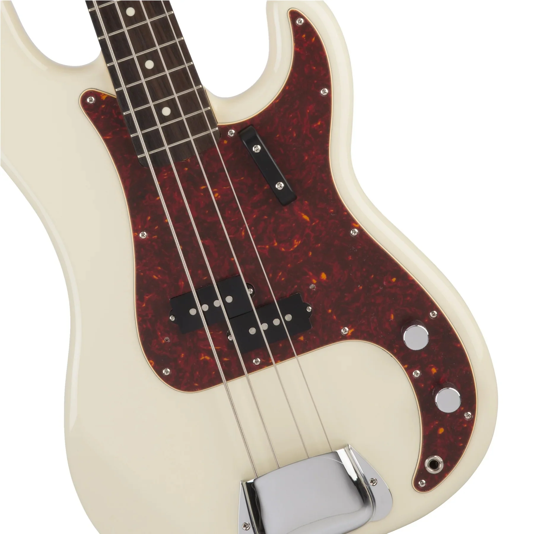 Fender Hama Okamoto P Bass Guitar "#4" w/Rosewood Fretboard - Olympic White - Image 4