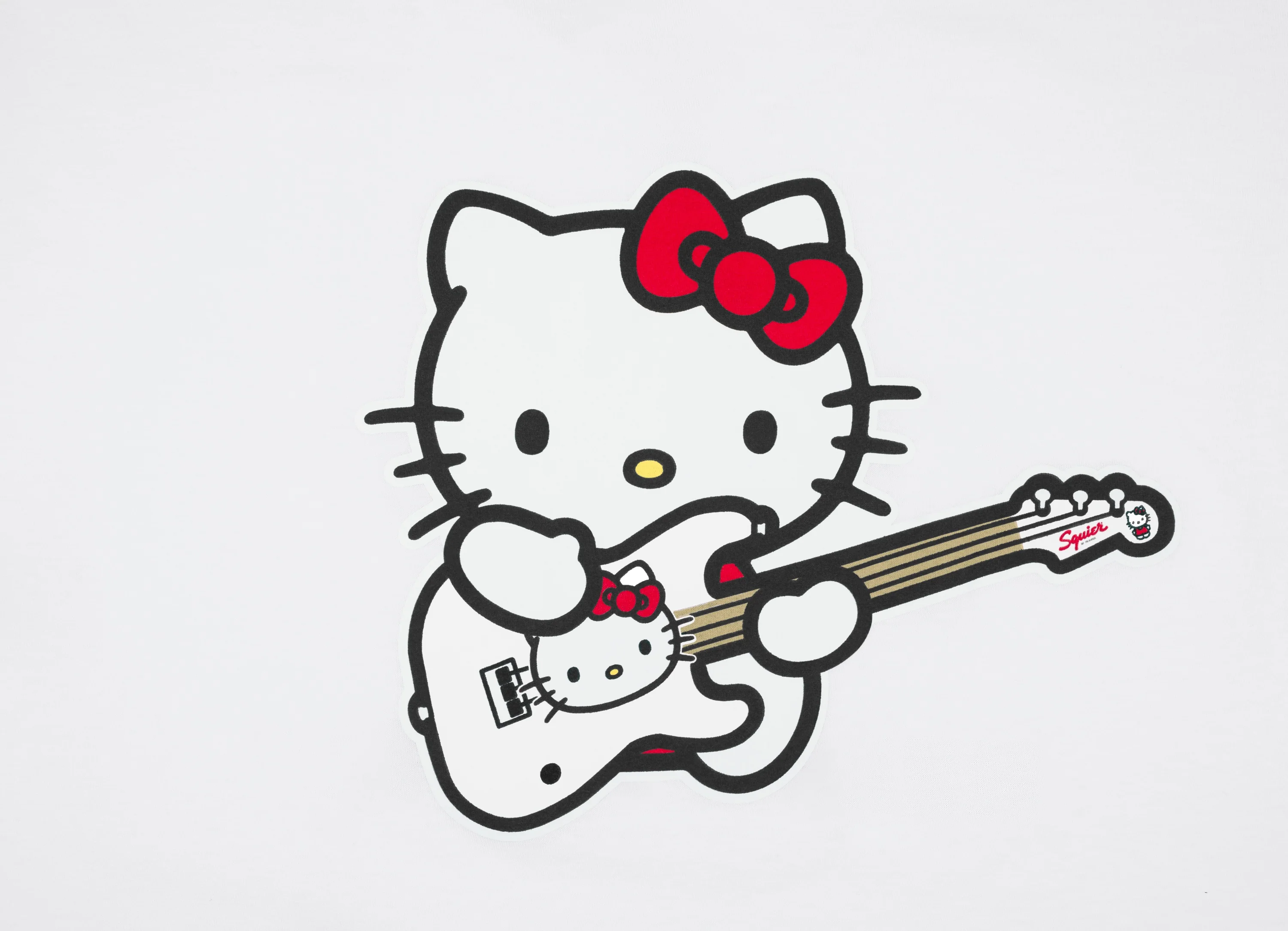 Fender Hello Kit Logo Tee White (M) - Image 3