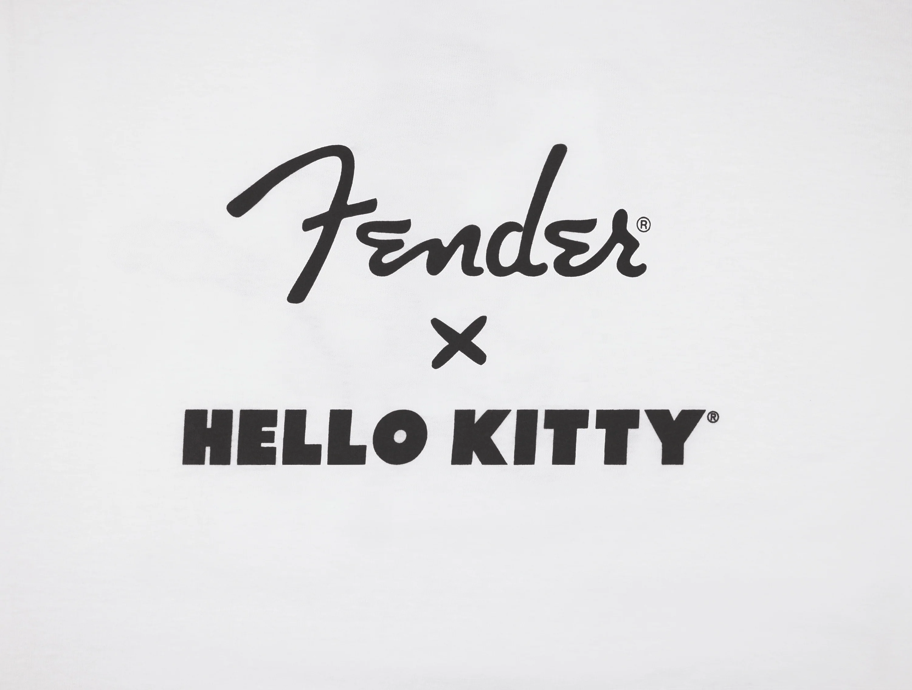 Fender Hello Kit Logo Tee White (M) - Image 4