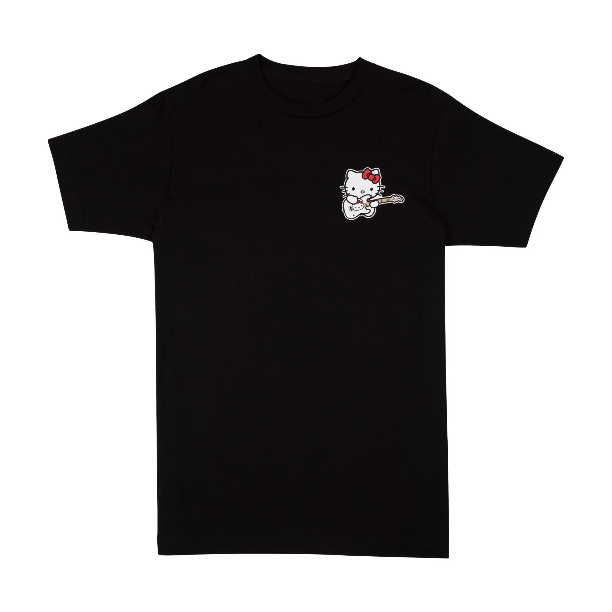Fender Hello Kitty Sm Front Hit Logo Tee - Black (M)