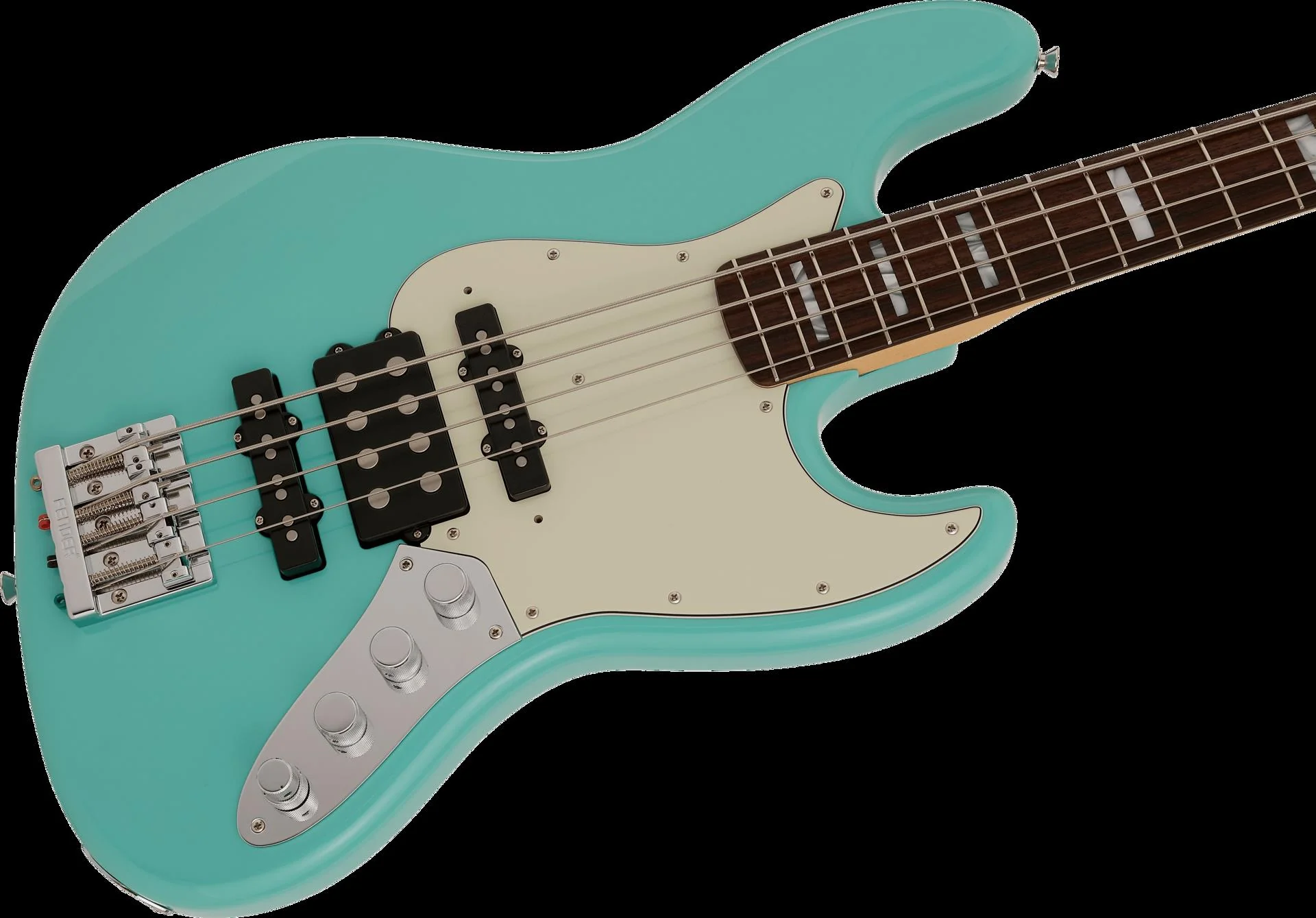 Fender Jino Jazz Bass w/Rosewood Fretboard - Sea Foam Green - Image 9