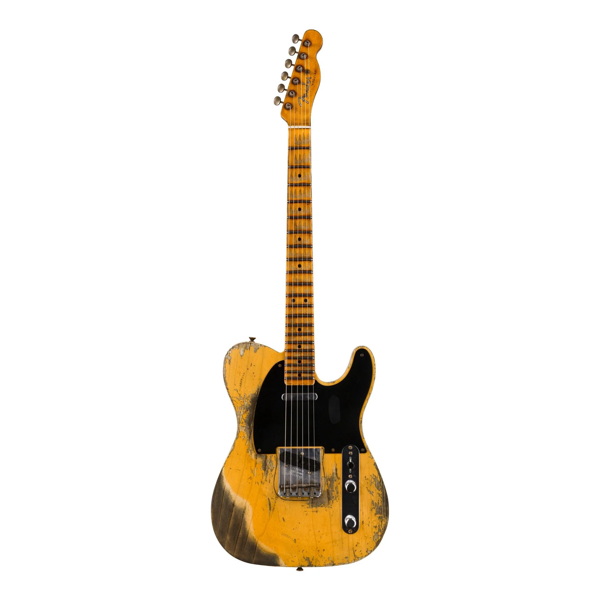 Fender Limited Edition Custom 1950 Double Esquire Electric Guitar - Super Heavy Relic - Aged Nocaster Blonde