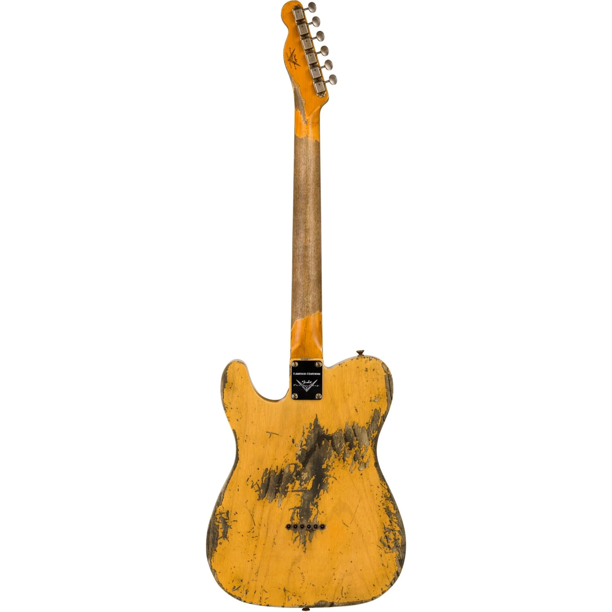 Fender Limited Edition Custom 1950 Double Esquire Electric Guitar - Super Heavy Relic - Aged Nocaster Blonde - Image 2