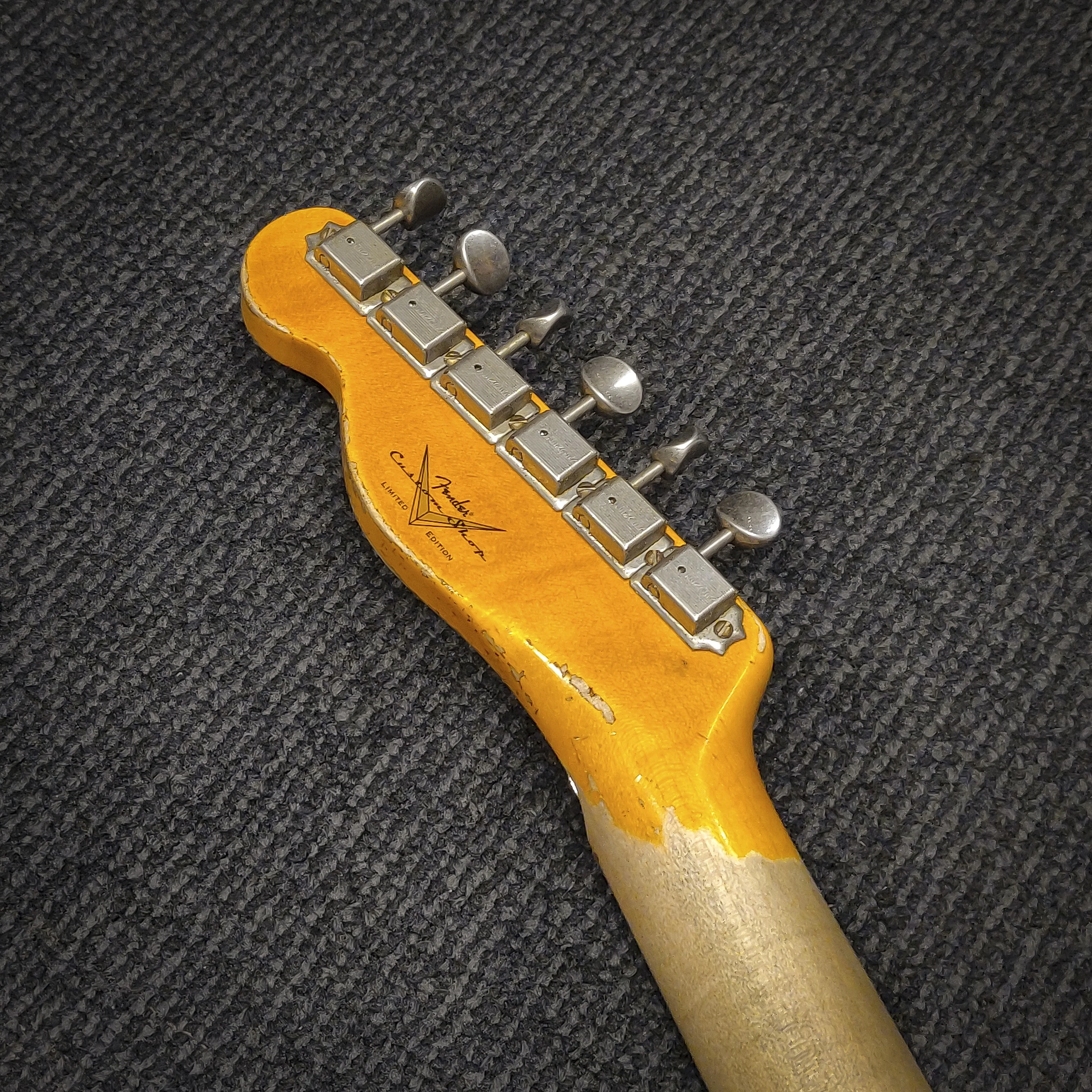 Fender Limited Edition Custom 1950 Double Esquire Electric Guitar - Super Heavy Relic - Aged Nocaster Blonde - Image 6