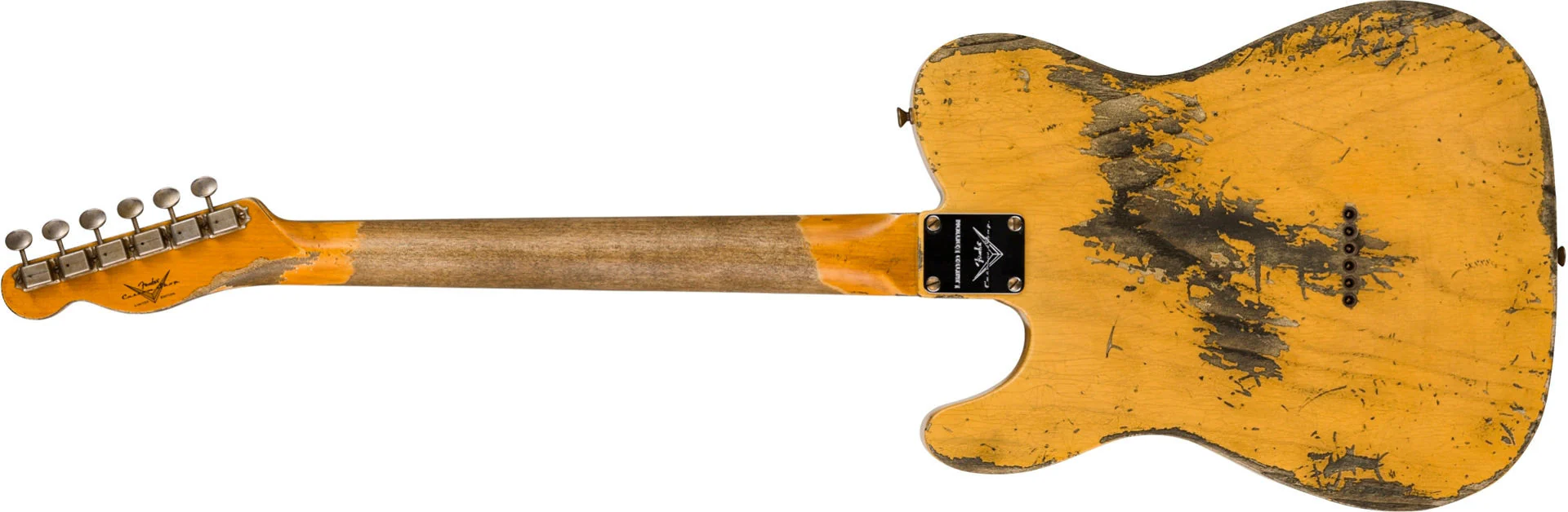 Fender Limited Edition Custom 1950 Double Esquire Electric Guitar - Super Heavy Relic - Aged Nocaster Blonde - Image 7