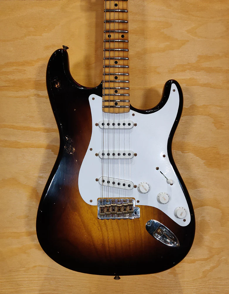 Fender LTD 70th Anniversary 1954 Strat Journeyman Relic 2-Color Sunburst - Image 7