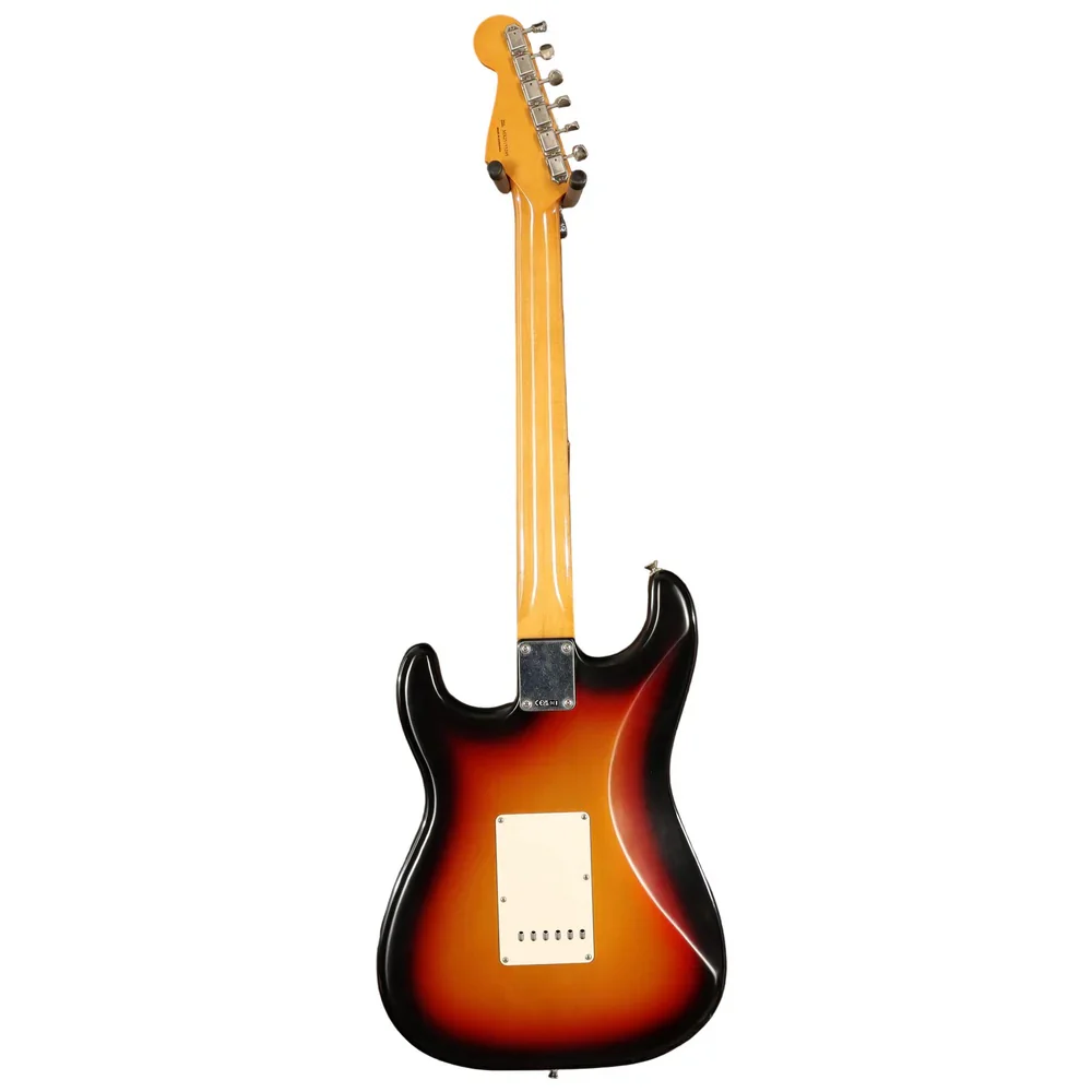 Fender Limited Edition Road Worn '60s Stratocaster Electric Guitar with Rosewood Fingerboard in 3-Color Sunburst - Image 2