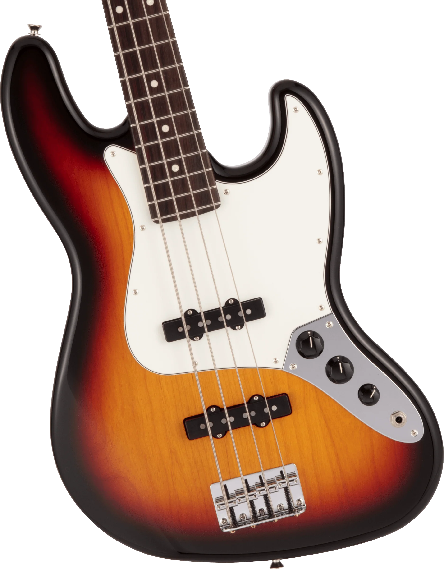 Fender MIJ Hybrid II Jazz Bass w/Rosewood Fretboard - 3 Colour Burst - Image 3