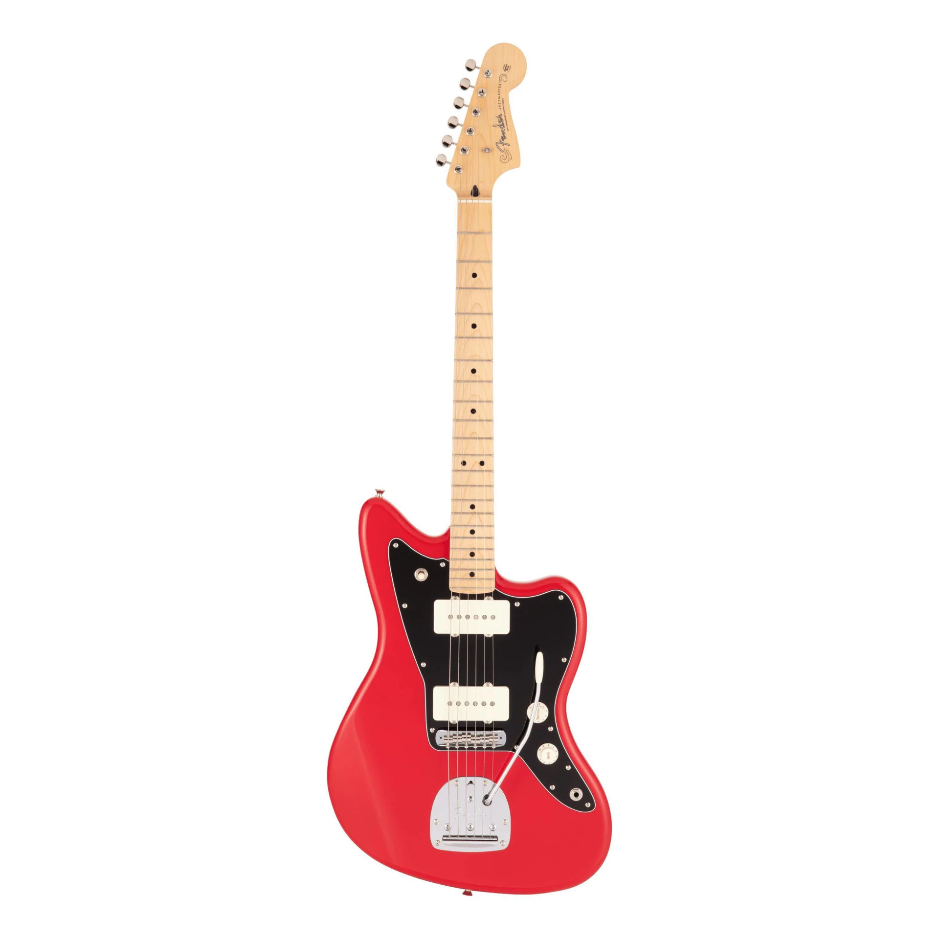 Fender MIJ Hybrid II Jazz Electric Guitar w/Maple Fretboard - Modena Red