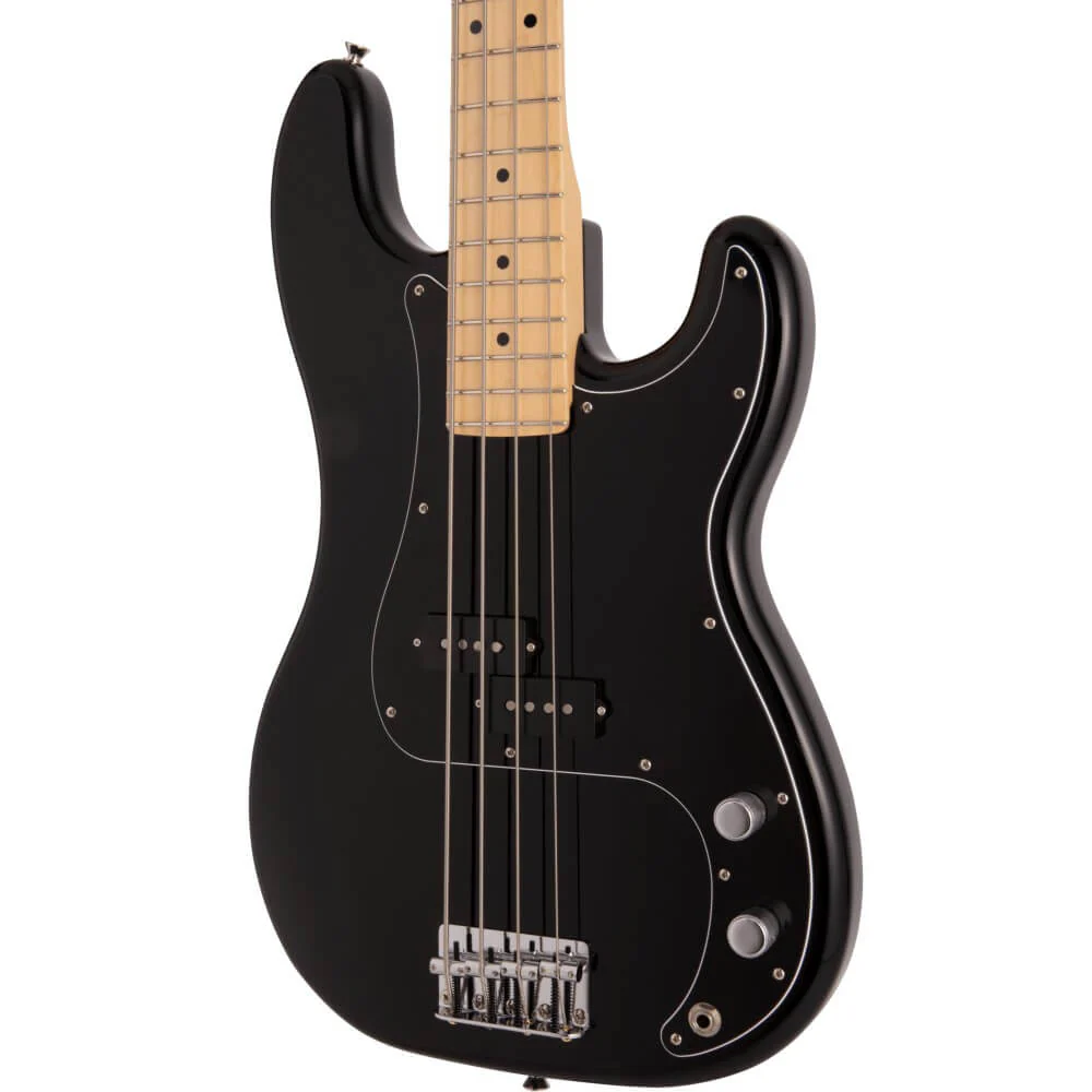 Fender MIJ Hybrid II P Bass w/Maple Fretboard - Black - Image 3